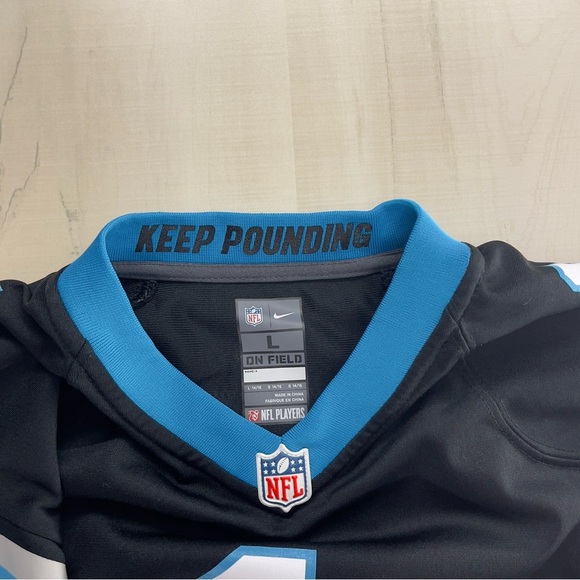 NIKE children’s youth CAROLINA PANTHERS cam newton jersey #1 L - Picture 3 of 5